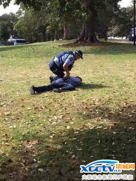 中国游客在澳随地便溺 被发现后装病拒捕
